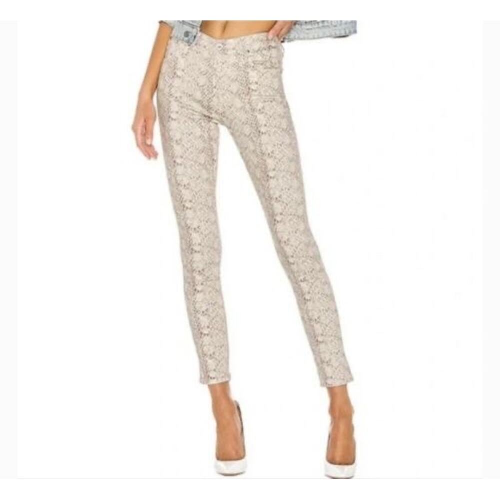 Adriano Goldschmied Farrah Silk Python Cigarette … - image 1